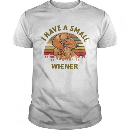 Dachshund I Have A Small Wiener Vintage Unisex 510x510