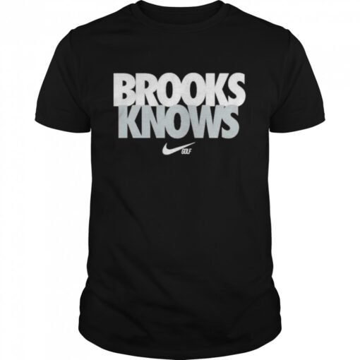 Official Brooks Koepka Brooks Knows Golf T Classic Mens T Shirt 1