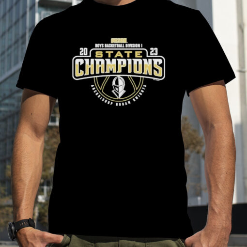 2023 Ohsaa Boys Basketball Division I State Champions Archbishop Hoban Knights Shirt 16f1b6 0