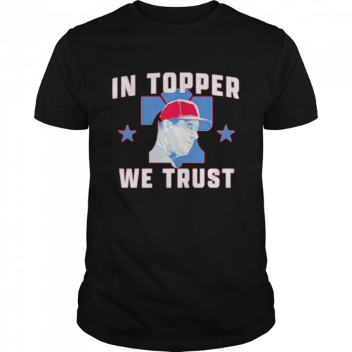 Awesome In Topper We Trust Rob Thomson Philadelphia Phillies Shirt Classic Mens T Shirt