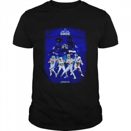 Indianapolis Colts Team For The Shoe Lucas Oil 2022 Classic Mens T Shirt 1