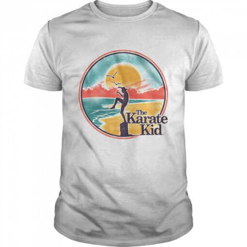 Retro Crane Kick Karate Kid T Classic Mens T Shirt 1