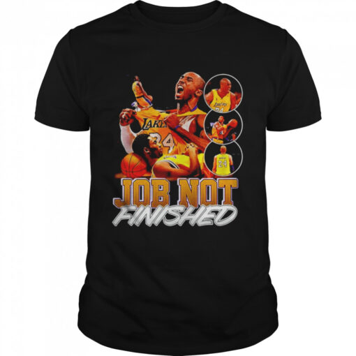 Kobe Bryant Job Not Finished Shirt Classic Mens T Shirt