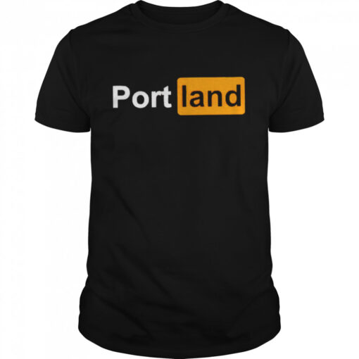 Portland Porn Hub Logo Shirt Classic Mens T Shirt