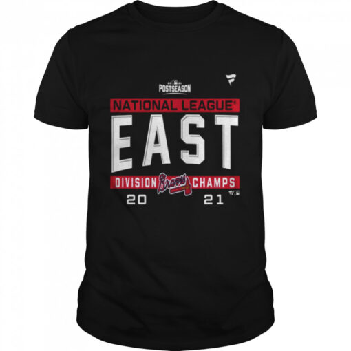 Atlanta Braves National League Nl East Division Champions 2021 Sport Shirt Classic Mens T Shirt 1