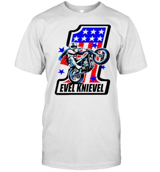 Evel Knievel 1 Retro Relaxed Fit Shirt Classic Mens T Shirt 1