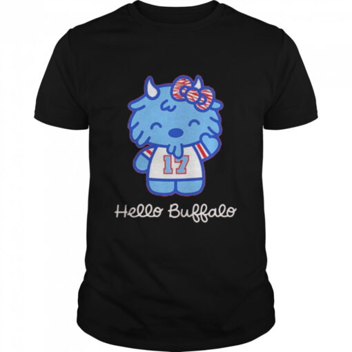 Josh Allen Kitty Hello Buffalo Shirt Classic Mens T Shirt 1