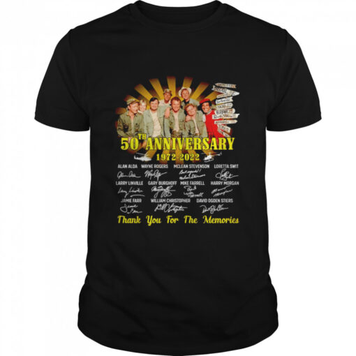 Mash 50th Anniversary 1972 2022 Thank You For The Memories Classic Mens T Shirt