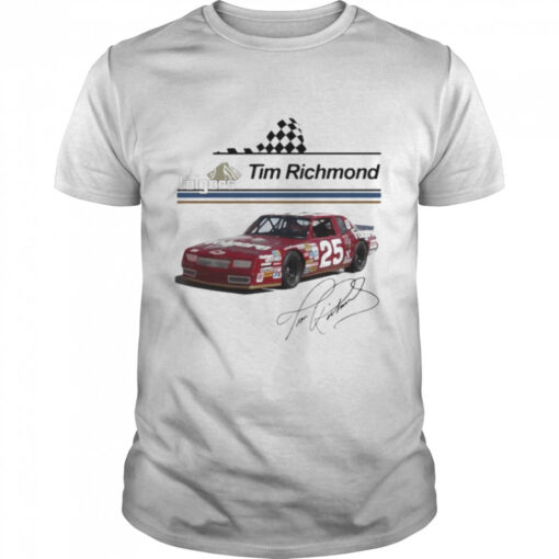 Folgers Tim Richmond Nascar Signature Classic Mens T Shirt 1