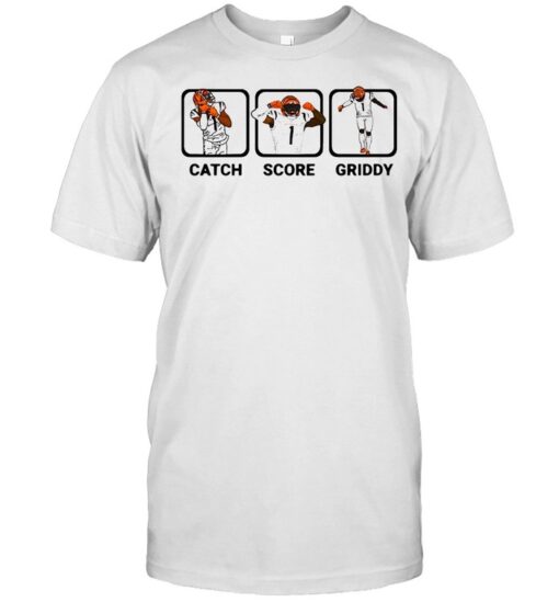 Catch Score Griddy Repeat T Shirt Classic Mens T Shirt 1