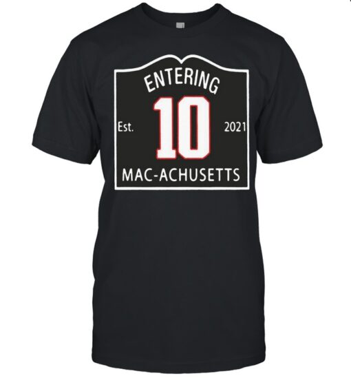 Entering Macachusetts Shirt Classic Mens T Shirt 1