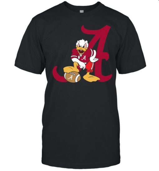 Donald Duck Alabama Crimson Tide Classic Mens T Shirt 1