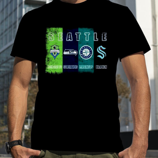 Seattle Sounders Fc Seahawks Mariners Kraken Shirt F25a84 0