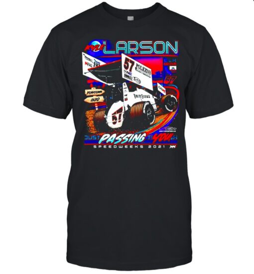 Kyle Larson Just Passing You Shirt Classic Mens T Shirt 1