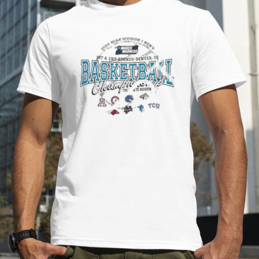 2023 Ncaa Division I Mene28099s Basketball The Road To Houston March Madness 1st 2nd Rounds Denver Shirt Cd40a8 0