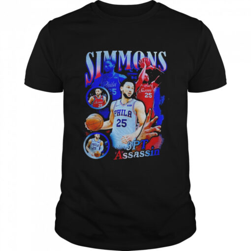 Ben Simmons 3 Pt Assassin Shirt Classic Mens T Shirt