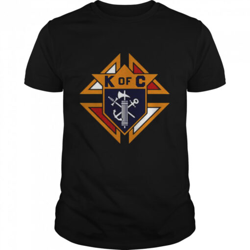 K Of C Graphic Knights Of Columbus In Front Of Chest In My Heart T Classic Mens T Shirt 1
