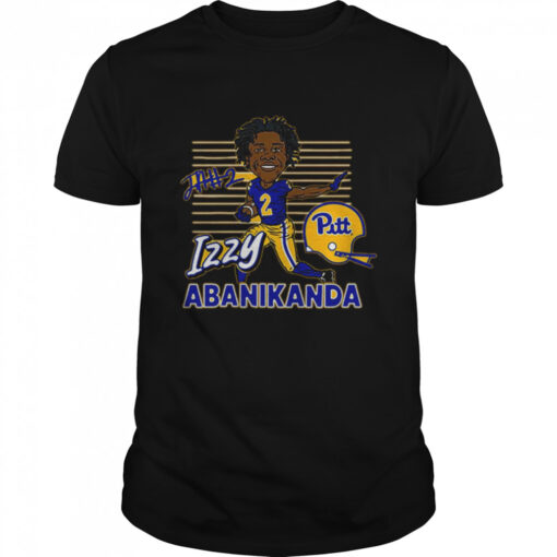 Izzy Abanikanda Pitt Panthers Football Caricature Shirt Classic Mens T Shirt