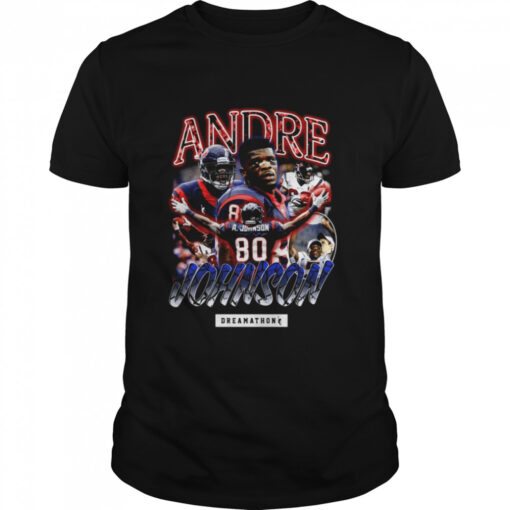 Vintage Andre Johnson Dreams Aj Houston Shirt Classic Mens T Shirt