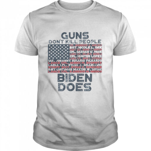 Guns Dont Kill People Biden Does Shirt Classic Mens T Shirt 1