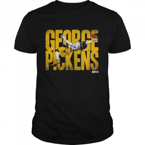 George Pickens Pittsburgh One Hand Catch Bold Shirt Classic Mens T Shirt