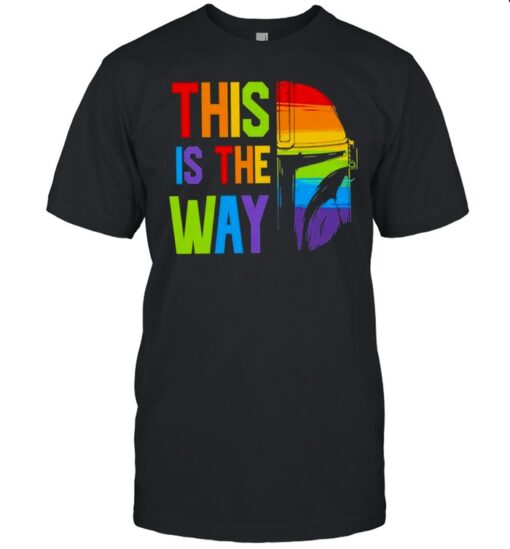 Lgbt This Is The Way Mandalorian Shirt Classic Mens T Shirt 1