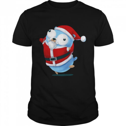 Golang Gopher Mouse Go Christmas Shirt Classic Mens T Shirt