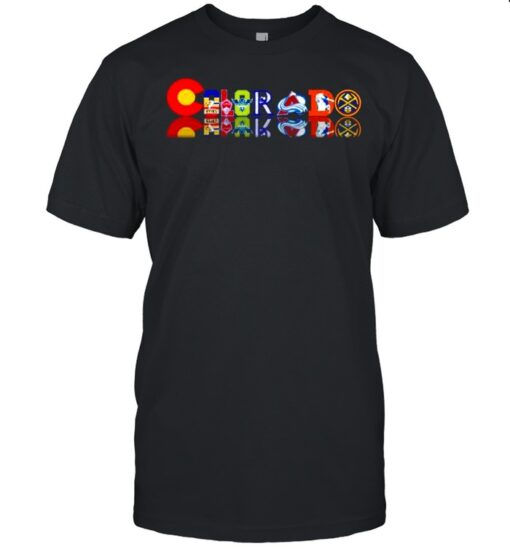 Colorado Sports Teams Shirt Classic Mens T Shirt 1