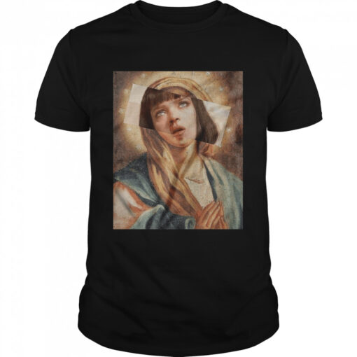 Uma Thurman Virgin Mary Shirt Classic Mens T Shirt