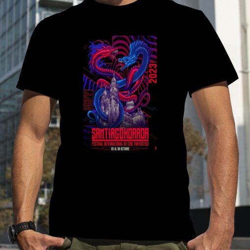Santiago Horror Festival Internacional De Cine Fantastico Ff October 2023 Poster Shirt 573f13 0 1