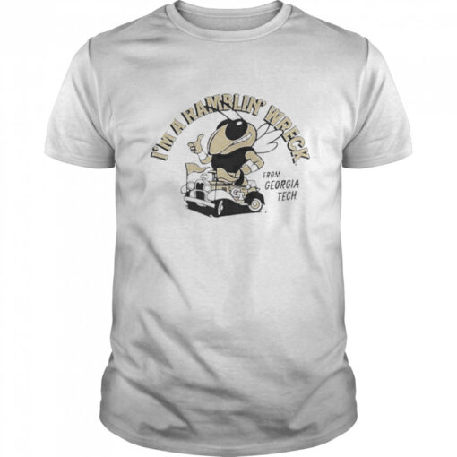 Im A Buzz And Ramblin Wreck From Georgia Tech Classic Mens T Shirt