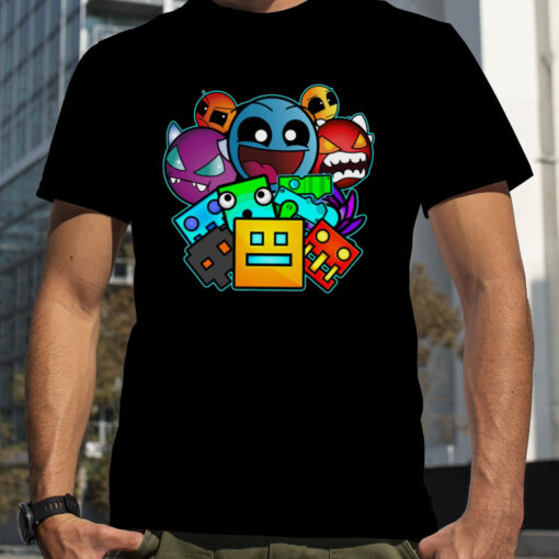 Old School Gaming Geometry Dash Shirt 490482 0 1
