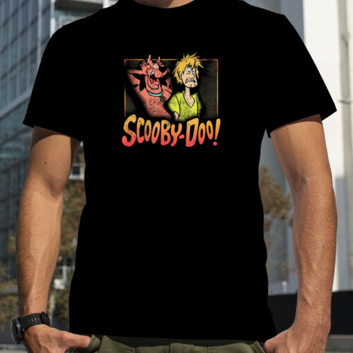 Scared Shaggy Scooby Vintage Fright Poster Scooby Doo Shirt 8234d0 0 1