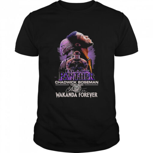 Black Panther Chadwick Boseman 1976 2022 Wakanda Forever Memories Shirt Classic Mens T Shirt