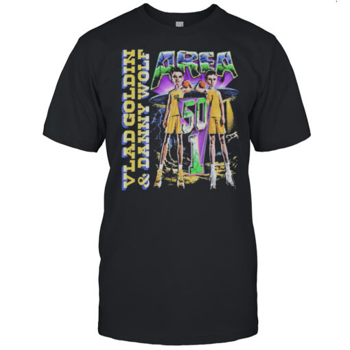 Vlad Goldin And Danny Wolf Area 50 1 Michigan Wolverines Big Ten Conference Aliens T Shirt Mens T Shirt47