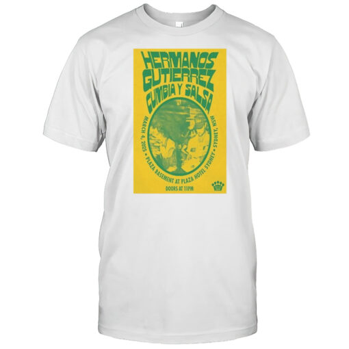 Hermanos Gutierrez Sydney Nsw March 4 2025 Plaza Hotel T Shirt Mens T Shirtm8