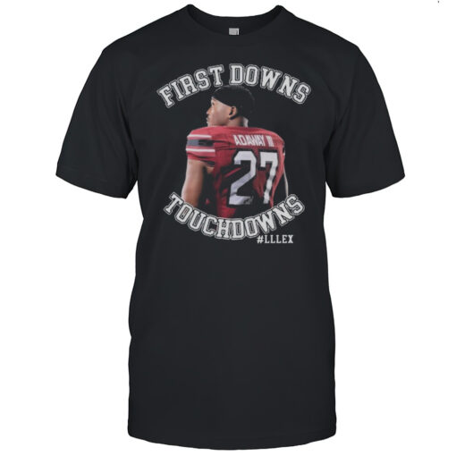 South Carolina Gamecocks Football Oscar Adaway Iii First Downs Touchdowns Lllexe Graphic T Shirt Mens T Shirtpb