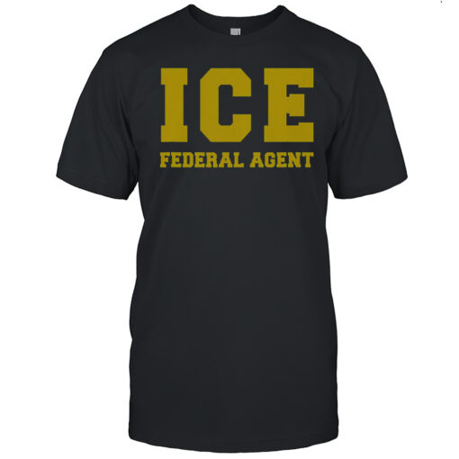 Official Ice Federal Agent Immigration T Shirt Mens T Shirtcc