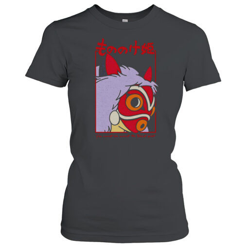 Brave Princess Mononoke Shirt Womens T Shirt5x