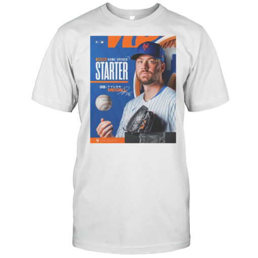 2025 Home Opener Starter Tylor Megill New York Mets Baseball With Toronto Blue Jays Signature T Shirt Mens T Shirth5