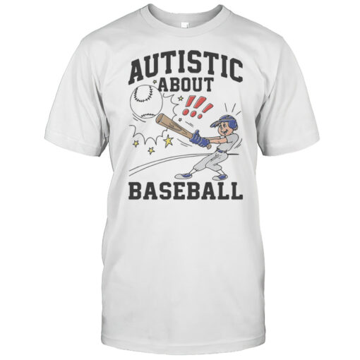 Autistic About Baseball Illustration Mens T Shirt0f