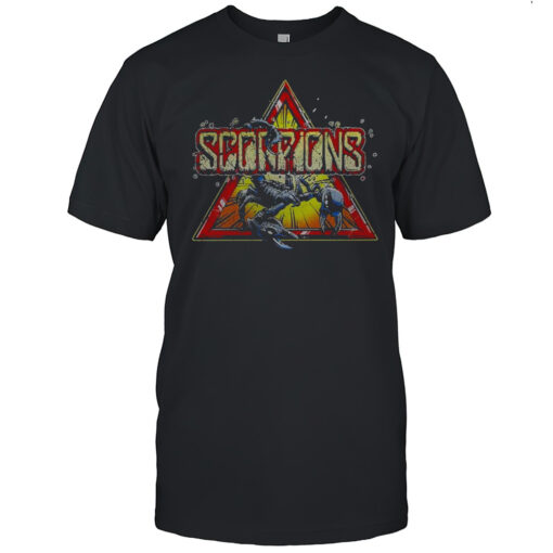 Scorpions Triangle Scorpion T Shirt Mens T Shirtgi