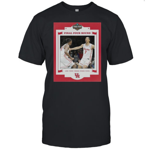 Houston Cougars Vs Duke Blue Devils Basketball 2025 Ncaa Final Four Bound And Then There Were Four T Shirt Mens T Shirtx7