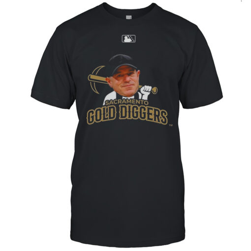 John Fisher Sacramento Gold Diggers Primary Alternate Logo Milb 2025 T Shirt Mens T Shirtqd