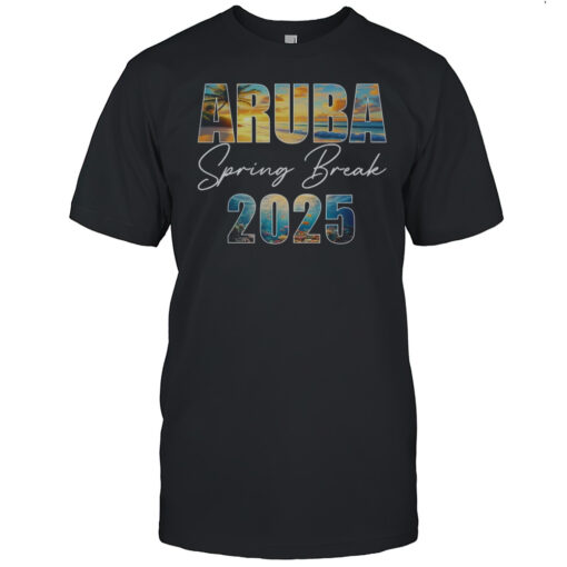 Aruba Spring Break 2025 Summer Vacation Beach Shirt Mens T Shirt96