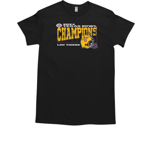 Lsu Tigers 2024 Kinder39s Texas Bowl Champions Vintage Style Helmet College Football Bowl Game T Classic Mens T Shirt