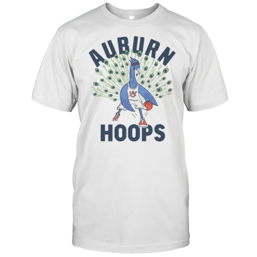 Auburn Tigers Hoops No Fear Peacock T Shirt Mens T Shirtch