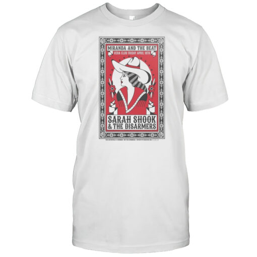 Sarah Shook And The Disarmers Apr 14 2025 Vera Groningen Nl Shirt Mens T Shirtlb