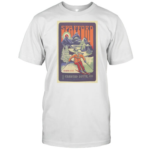 Spafford The Public House Feb Mar 2025 Crested Butte Co Show Shirt Mens T Shirtlu