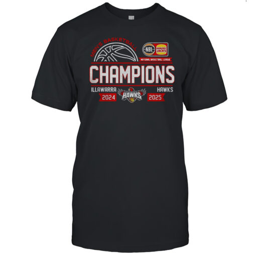 Nbl25 Championship Series Illawarra Hawks Mens Basketball Shirt Mens T Shirtym
